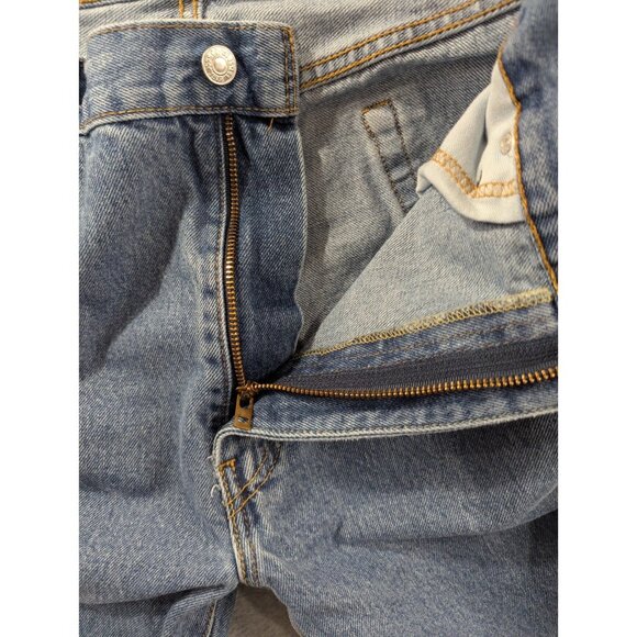 Leivs 517 Jeans Mens Size 38x32 Blue Classic Boot Faded Whiskers 100% Cotton - Picture 10 of 13